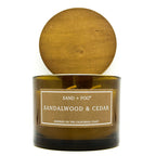Sandalwood & Cedar Scented Candle | SAND + FOG