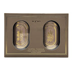 Two MWG candles in a decorative box labeled 'Santal Vanilla' on a white background.