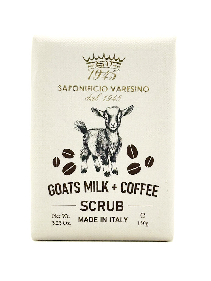 Saponificio Varesino - Goats Milk + Coffee Scrub Soap