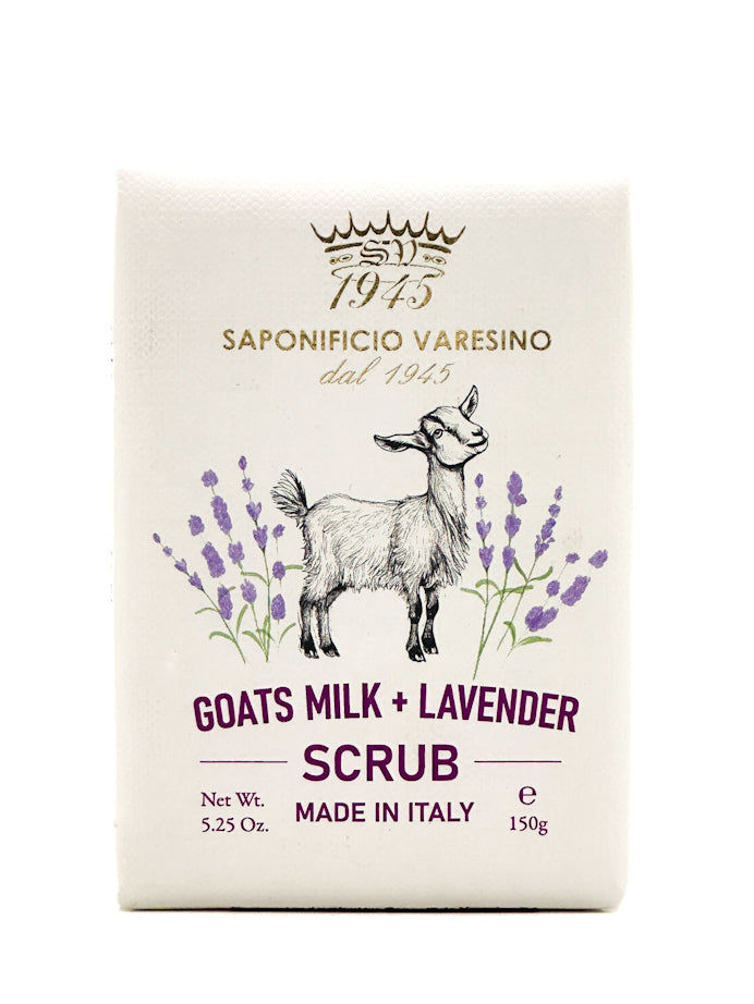 Saponificio Varesino - Goats Milk + Lavender Scrub Soap
