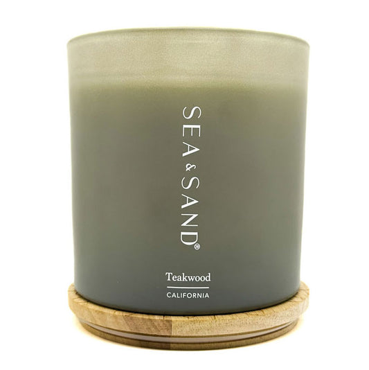 Teakwood Scented Candle | Sea & Sand