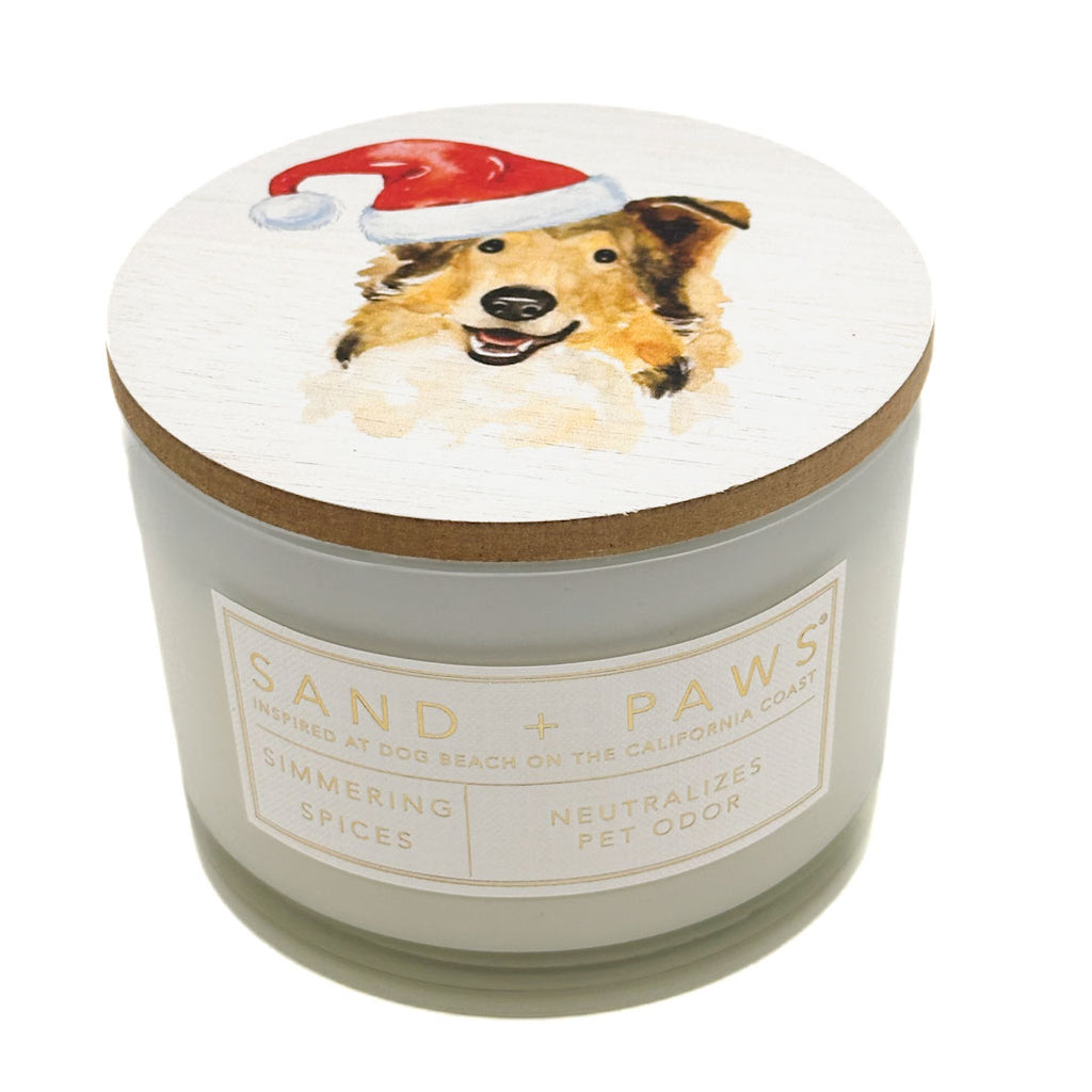Simmering Spices Christmas Candle - SAND + PAWS