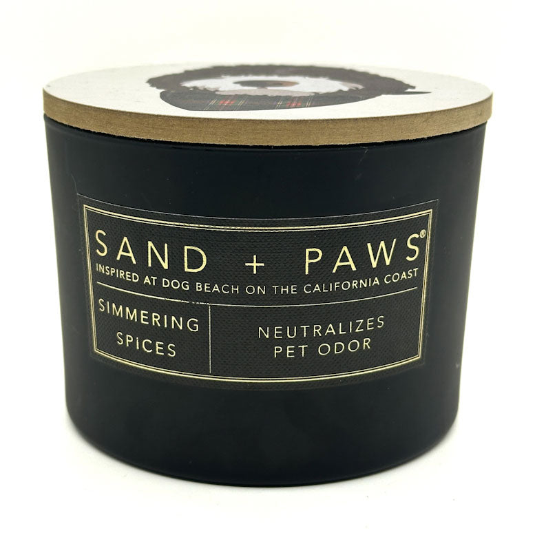 Simmering Spices Scented Candle | SAND + PAWS
