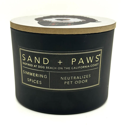 Simmering Spices Scented Candle | SAND + PAWS