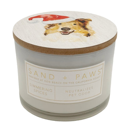 Simmering Spices Christmas Candle - SAND + PAWS