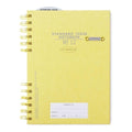 Yellow notebook with 'Standard Issue Notebook No. 12' text on a white background