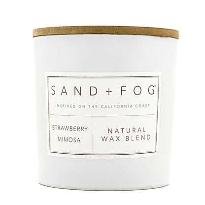 Strawberry Mimosa Scented Candle | SAND + FOG