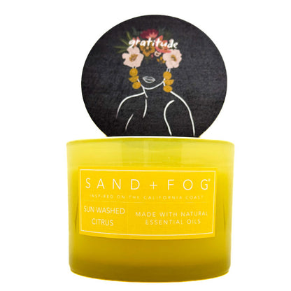 Sun Washed Citrus Scented Candle | SAND & FOG