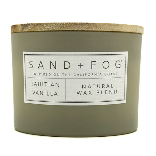 Tahitian Vanilla Scented Candle | SAND + FOG