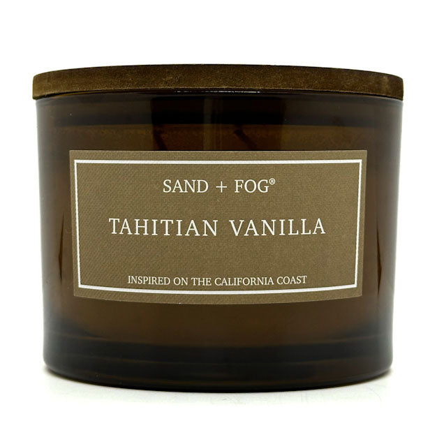 Tahitian Vanilla Scented Candle | SAND + FOG