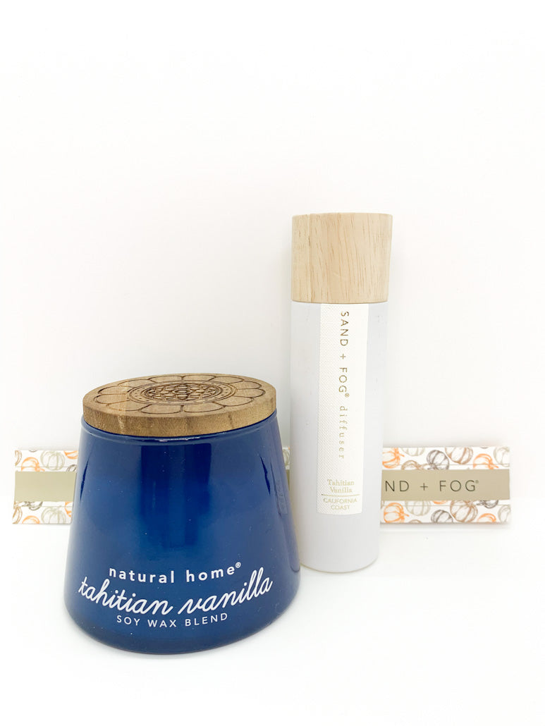 Tahitian Vanilla Candle - Room Spray - Reed Diffuser | SAND + FOG