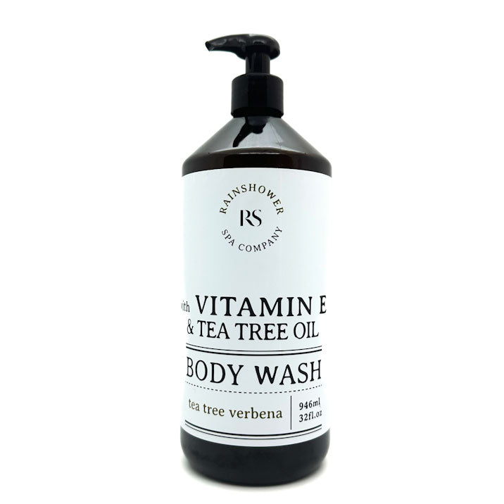 Vitamin E & Tea Tree Oil Verbena Body Wash | Rainshower Spa Company