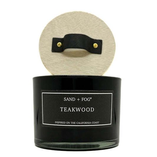 Teakwood Scented Candle | SAND + FOG