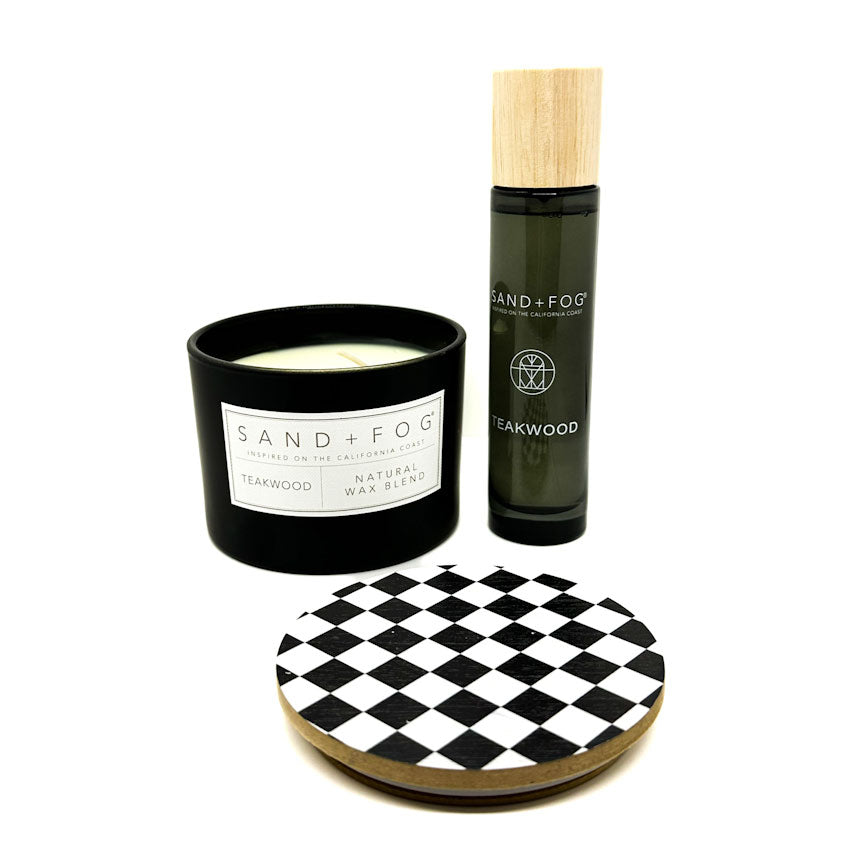 Teakwood Scented Candle & Room Spray DUO