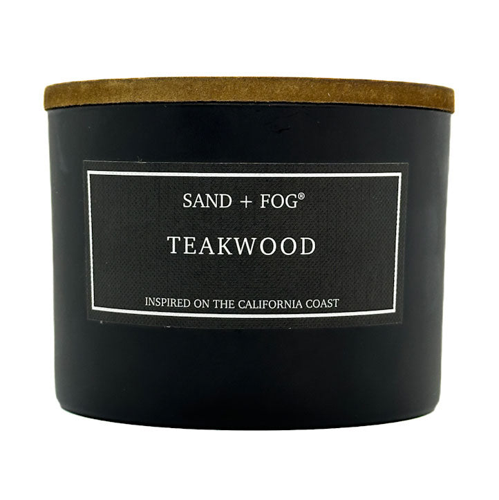 Teakwood Scented Candle | SAND + FOG