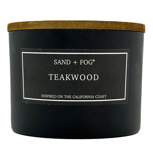 Teakwood Scented Candle | SAND + FOG