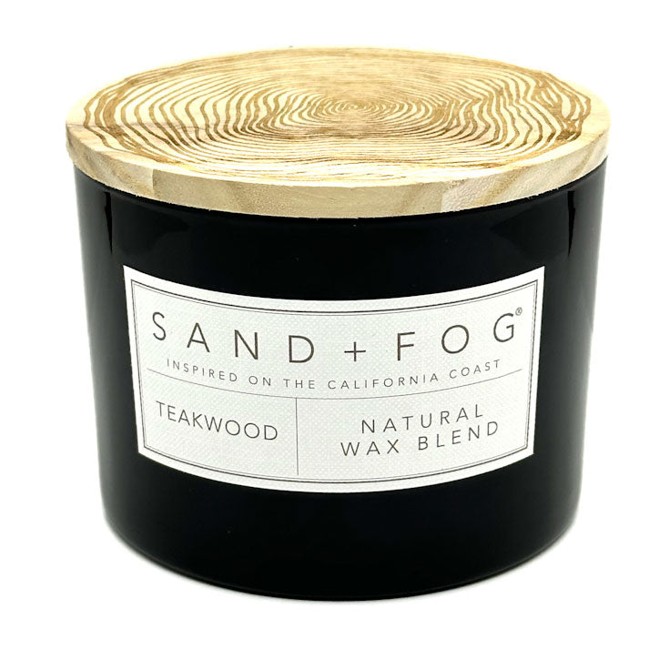 Teakwood Scented Candle | SAND + FOG