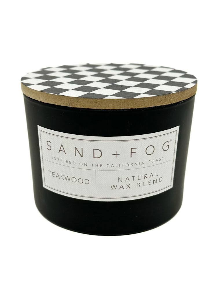 Teakwood Scented Candle | SAND + FOG