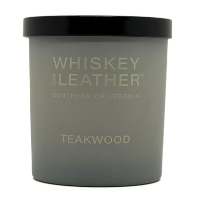 Teakwood Scented Candle | WHISKEY AND LEATHER by SAND & FOG