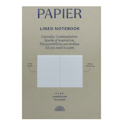 Thoughty Notes & Ideas A5 Hardcover Notebook | Papier