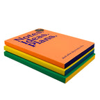 To Be Frank stack of colourful notebooks with text on a white background