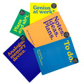 To be Frank colourful notebooks with phrases on a white background