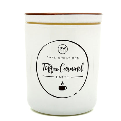 DW HOME Café Creations Toffee Caramel Latte Scented Candle