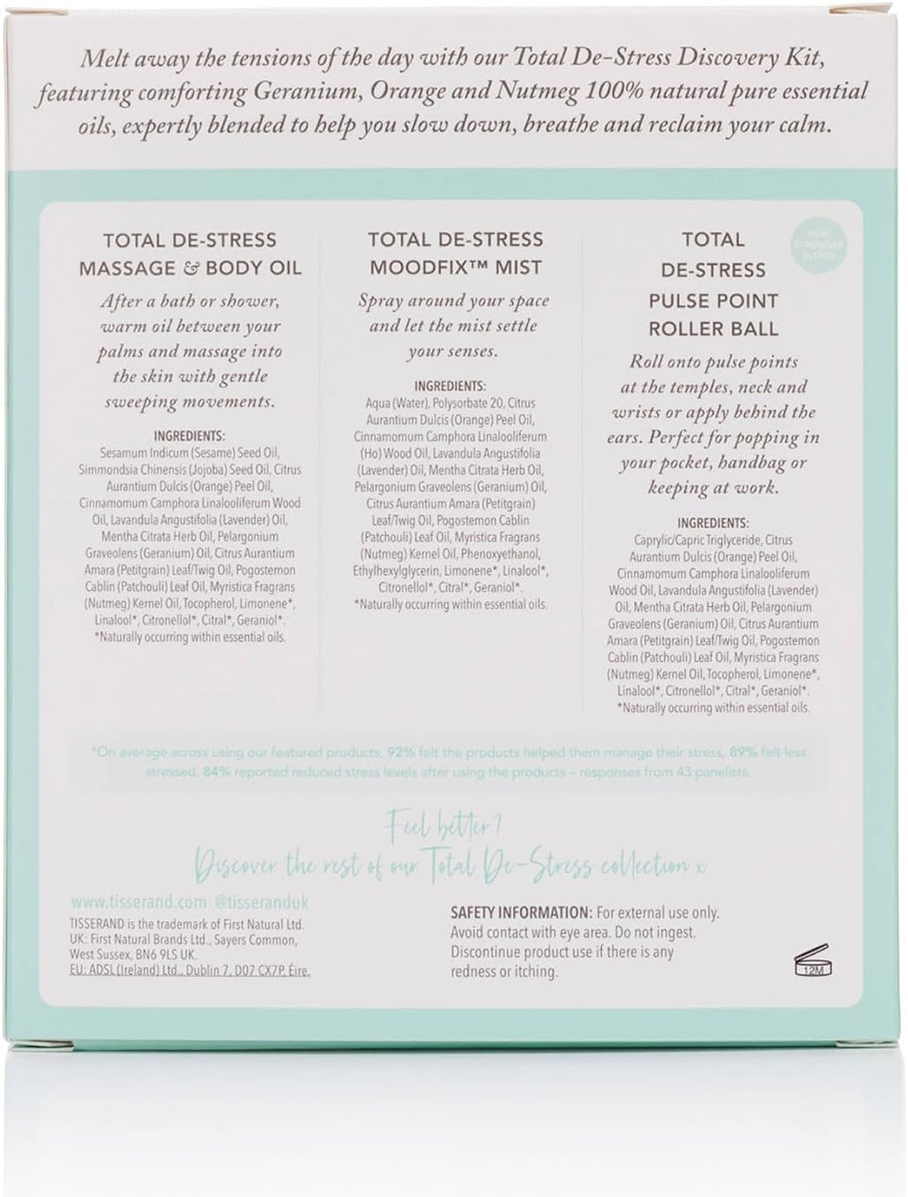 Tisserand Total De-Stress Discovery Kit