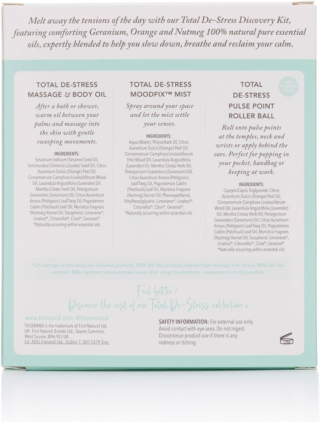 Tisserand Total De-Stress Discovery Kit