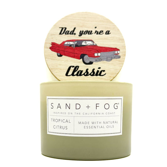 SAND & FOG Gift for Dad - Tropical Citrus Scented Candle