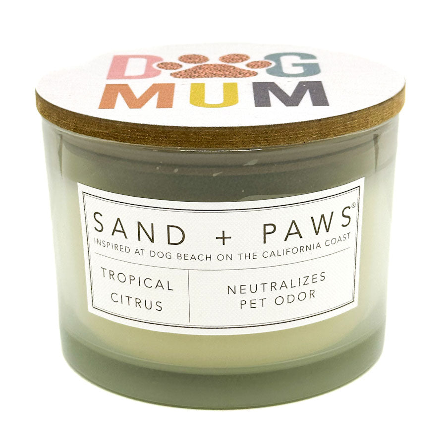 Tropical Citrus Scented Candle | SAND + PAWS - DOG EDITION