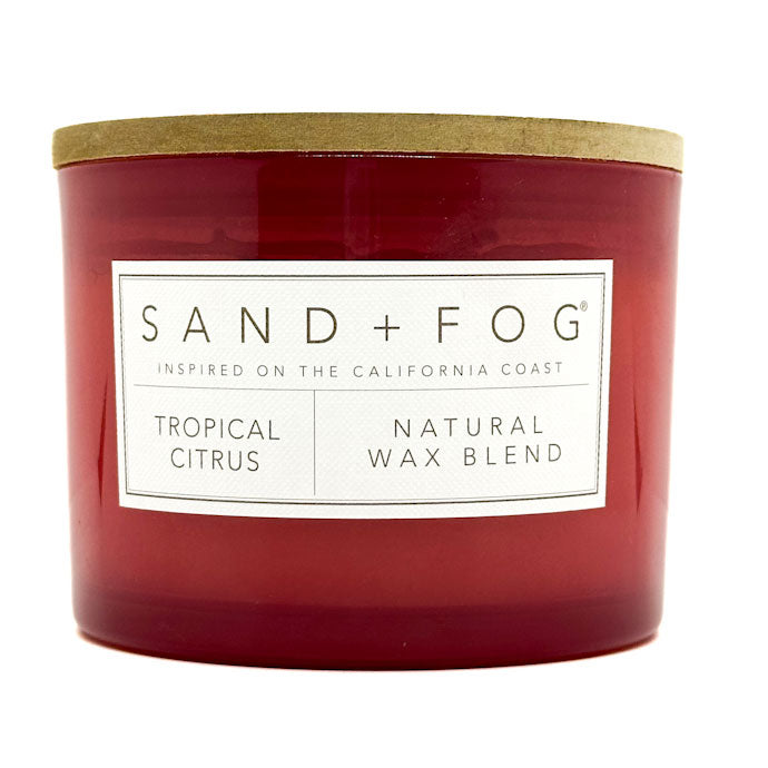 Tropical Citrus Scented Candle - SAND & FOG