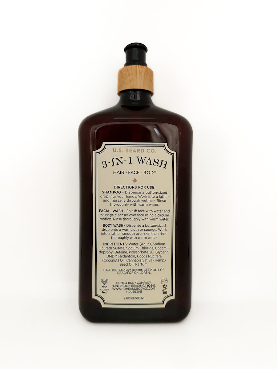 U.S Beard Co. 3-in-1 Wash