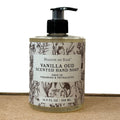 Maison De Base - Vanilla Oud scented hand soap bottle with botanical design on label