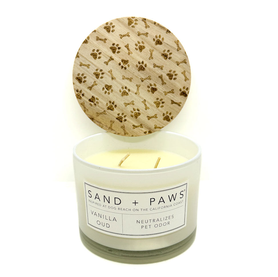 Vanilla Oud Scented Candle | SAND + PAWS