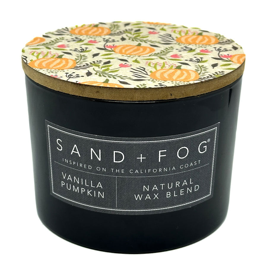 Vanilla Pumpkin Scented Candle | SAND + FOG