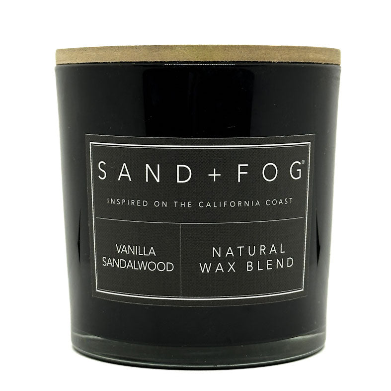 Vanilla Sandalwood Scented Candle 595g | SAND + FOG