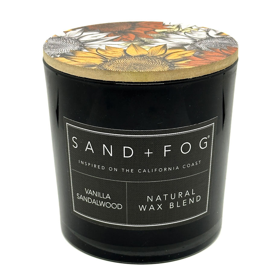 Vanilla Sandalwood Scented Candle 595g | SAND + FOG