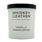 Vanilla Sandalwood Candle | WHISKEY AND LEATHER by SAND & FOG