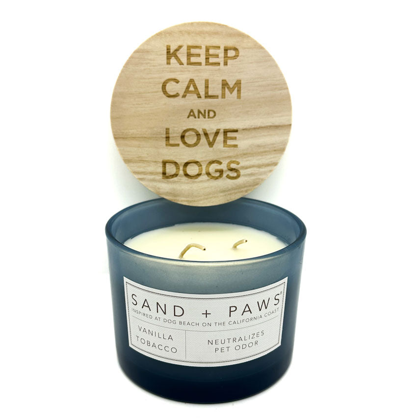 Vanilla Tobacco Scented Candle | SAND and PAWS
