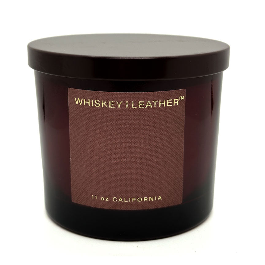 Vanilla Tobacco Scented Candle | WHISKEY AND LEATHER by SAND + FOG