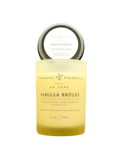 Vanilla brûlée Scented Candle | DW Home