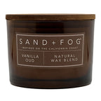 Vanilla Oud Scented Candle - SAND + FOG