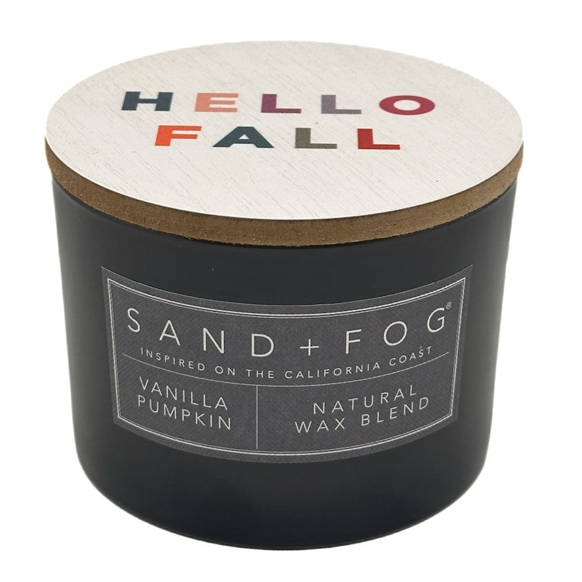 Vanilla Pumpkin Scented Candle | SAND + FOG