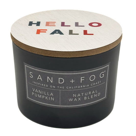 Vanilla Pumpkin Scented Candle | SAND + FOG