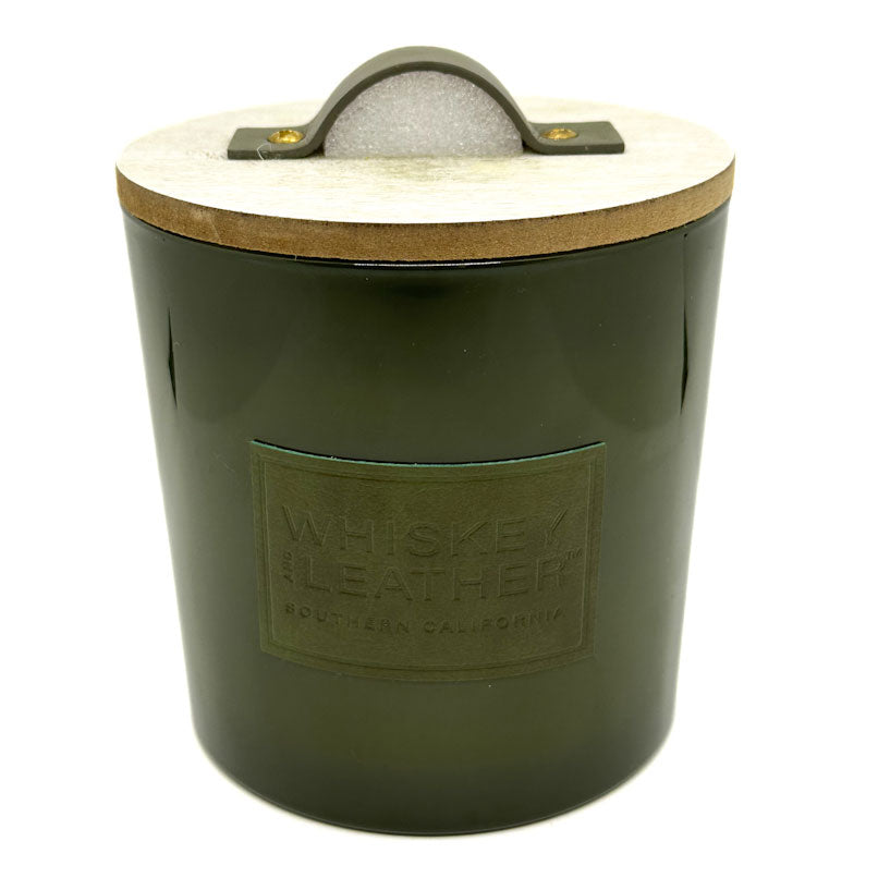 WHISKEY AND LEATHER Weathered Tobacco Scented Candle | SAND & FOG