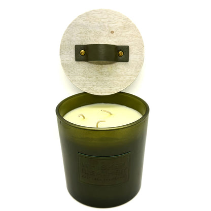 WHISKEY AND LEATHER Weathered Tobacco Scented Candle | SAND & FOG
