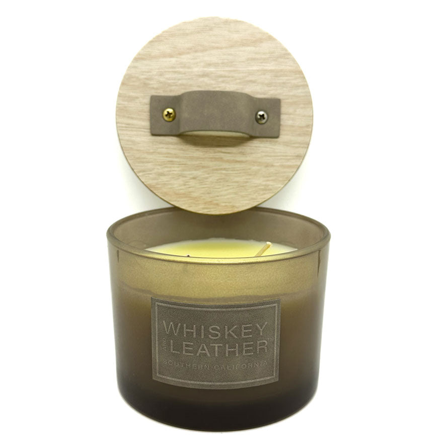 Whiskey And Leather - Vanilla Oud Scented Candle | SAND + FOG