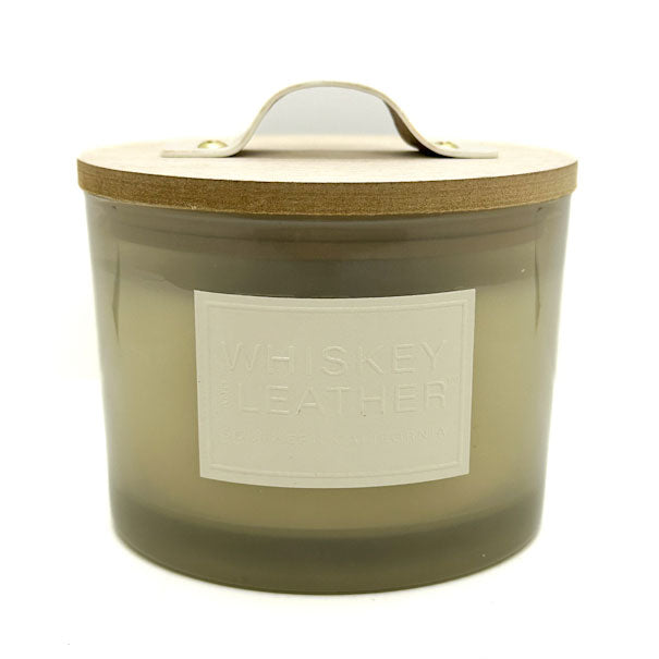 WHISKEY AND LEATHER - Mango Tangerine Scented Candle | SAND & FOG