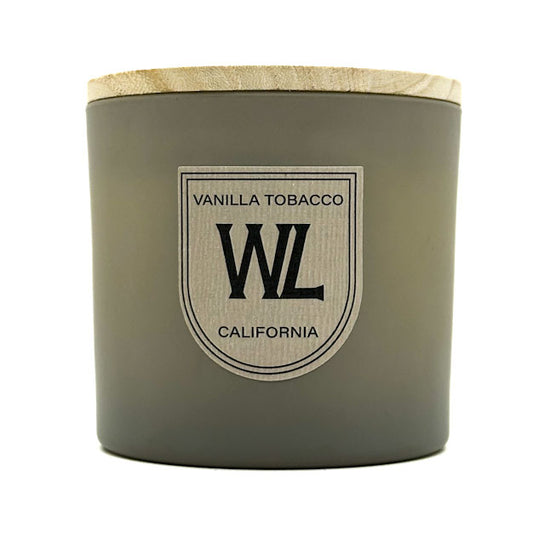 Vanilla Tobacco Scented Candle | WHISKEY AND LEATHER